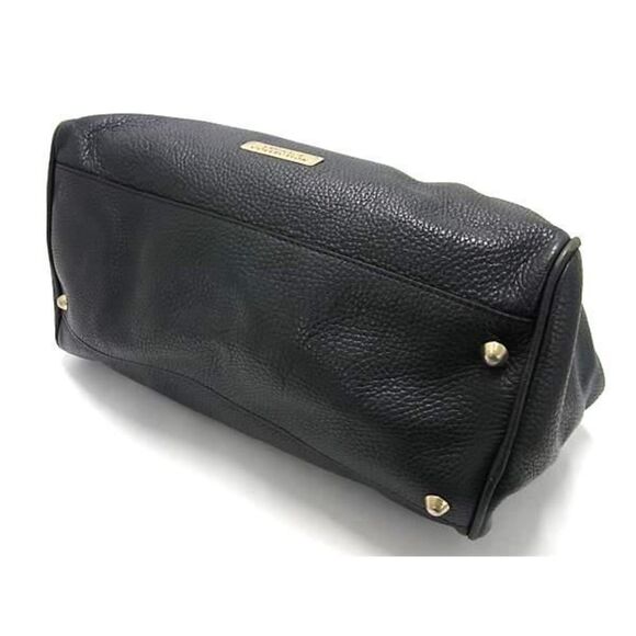 Versace (Authentic) Large Black Pelle Leather & Gold Medusa Shoulder Bag, VGUC - Picture 3 of 11